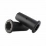 All rubber flanged bearing shaft ø:25mm 36x100mm