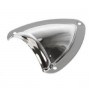 Clamshell vent s.steel 44x40x12mm