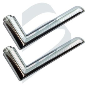 Set handles "mccoy" laser chrome