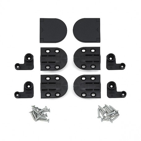Kit 2 Tapas Blancas Para Bisagra Hg-Jhm16-50Bl