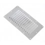 Rejilla Cuadrangular Inox 228X127Mm
