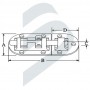 Barrel bolt s.steel 110 mm