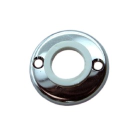 Handle plate chromed brass ø45mm