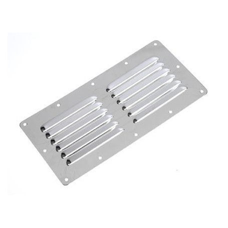 Rejilla Cuadrangular Inox 115X230Mm