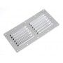 Rejilla Cuadrangular Inox 115X230Mm
