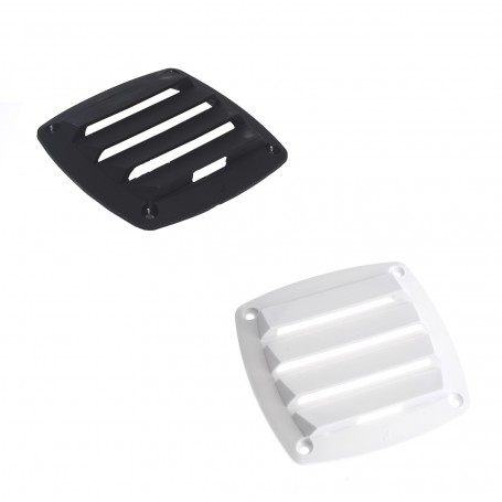 125x125mm black pvc vents