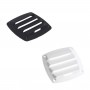 125x125mm black pvc vents