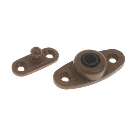 Door retainer pvc-rubber 58x17mm