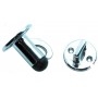 Retenedor Trincapuertas Bronce Cromado Ø42Mm