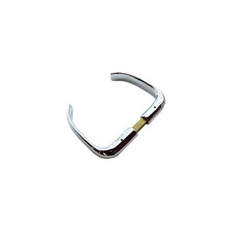 Set De Manillas Laton Cromado 84X38Mm