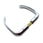 Set De Manillas Laton Cromado 84X38Mm