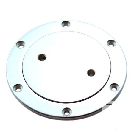 Tapa Registro Caña Emergencia Aluminio Ø90Mm