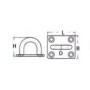 Anilla Con Placa Inox 6Mm