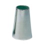 Cone base s.steel ø30mm 90º 80x51mm