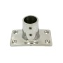 Base Rectangular Inox Ø25Mm 90º 67X45Mm