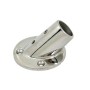 Round base s.steel 45º ø22mm