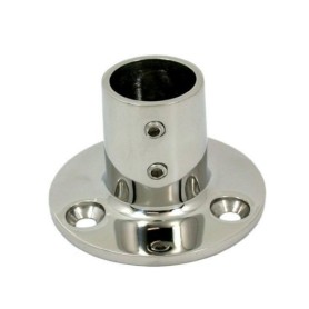 Base Redonda Inox 90º Ø22Mm