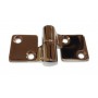Take-a-part hinge left s.steel 52x90mm