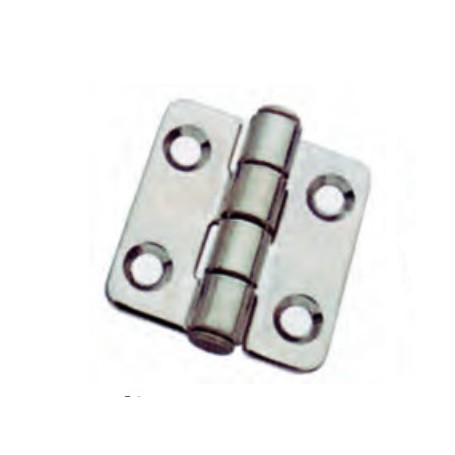 Hinge s.steel 40x37x2mm (pack 2)