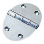 Oval hinge s.steel 78x56mm (pack 2)