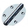 Oval hinge s.steel 78x56x2mm (pack 2)