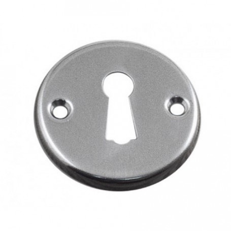Placa Redonda Bocallaves Laton Cromado Ø45Mm