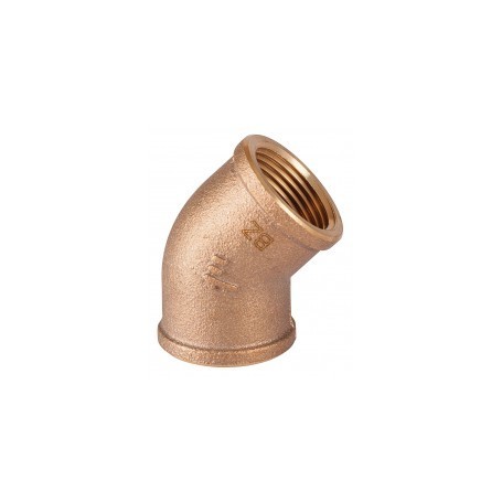 Bronze elbow f-f 45º 3/4"