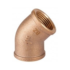 Codo Bronce H-H 45º 1"1/2 Gd