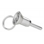 Safety quick release pin w/ pull ring 35mm