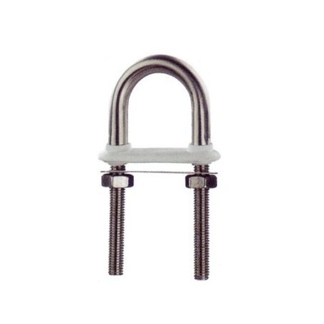 S.steel 'u' bolt w/ pvc m8 10mm