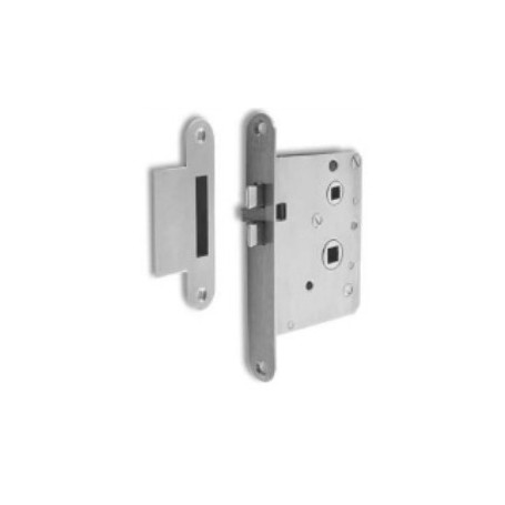 Mortise lock with striking plate right handed 144x22x2mm