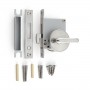 Sliding door latch with indicator and lever 28~40mm