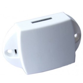 Push button lock white