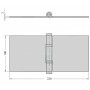 Bisagra Para Soldar Inox 100X220X3Mm