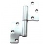 Non-mortise removable hinge right s.steel 138x86mm