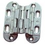 Invisible hinge sepa 180º chromed brass 52x45mm