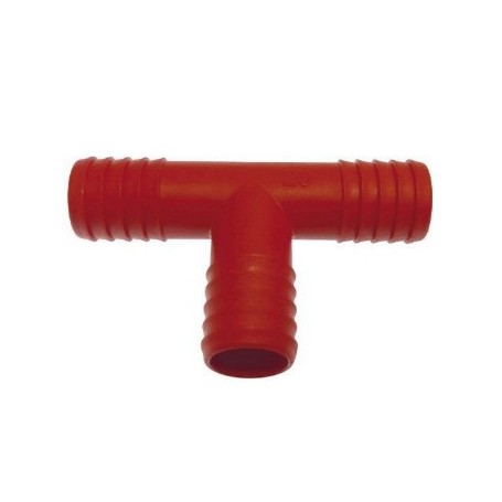 Plastic tee connector 19mm 3/4" (x2units)