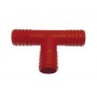 Plastic tee connector 19mm 3/4" (x2units)