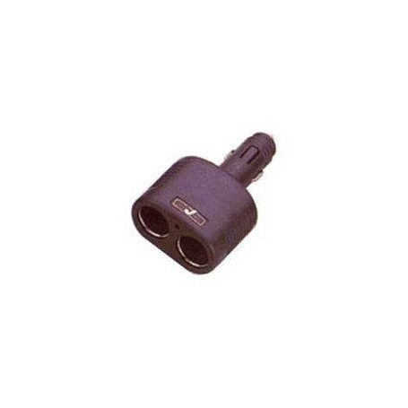 Double power outlet 12v
