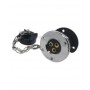 Waterproof deck connectors in chromed brass 3a 3 pins