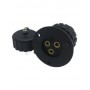 Waterproof deck connectors in nylon 3a 3 pins