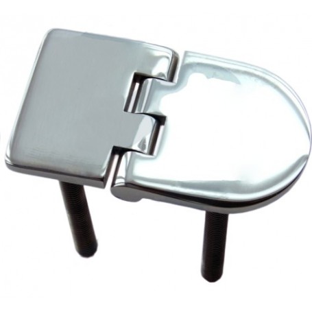 Asymmetric smooth hinge s.steel m6x50mm 40x70x4mm