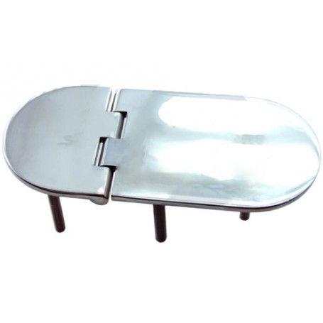 Bolt hinge s.steel m6x50mm 65x145x4mm