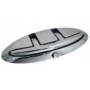 Folding bagpipe surface 2 studs s.steel 158x60mm