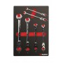 Wurth Ratchet Combination Wrench Set Flexi 15 Pcs