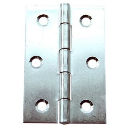 Bisagra Nudo 6Mm Inox 75X50X1.20Mm