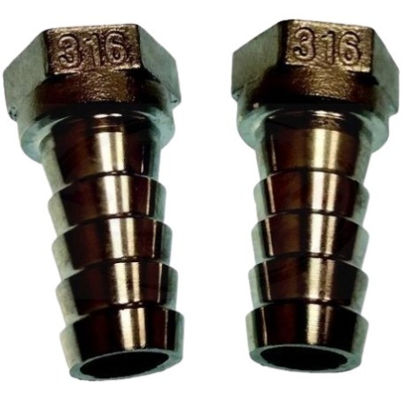 S.steel female hose adapter 3/4"x20mm