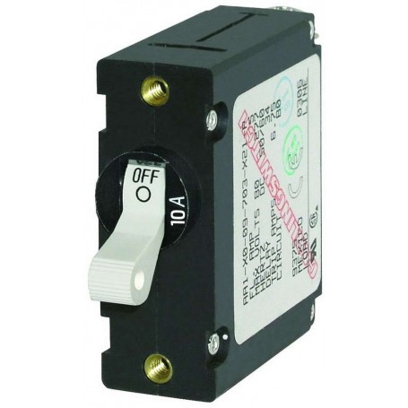Magnetic circuit breaker serial a 15a black