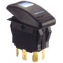 Switch for mounting on-off-on