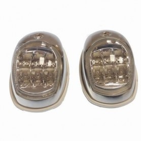 Pair of navigation lights s.steel 60x100mm